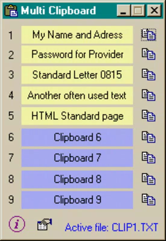 Multi Clipboard