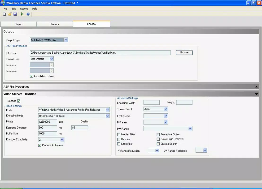 Windows Media Encoder Studio Edition