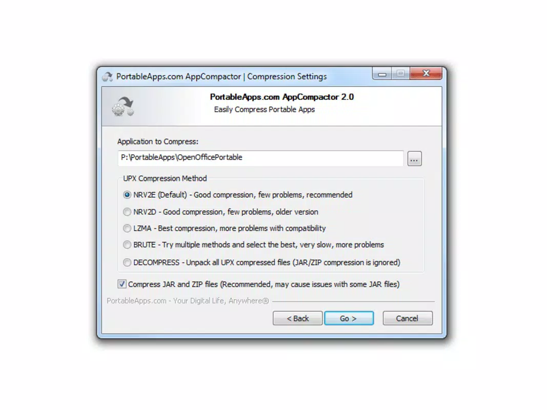 Main image for AppCompactor application
