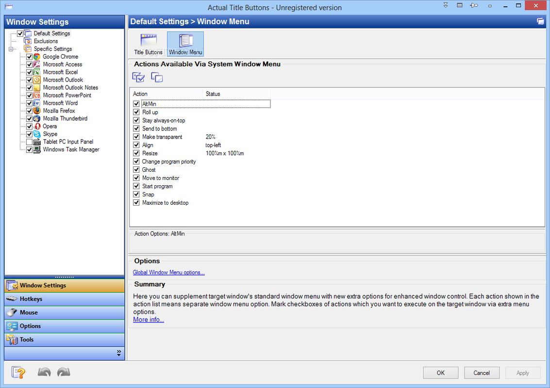Title Software Windows Actual Title Buttons for PC Windows 8.14.6 Download