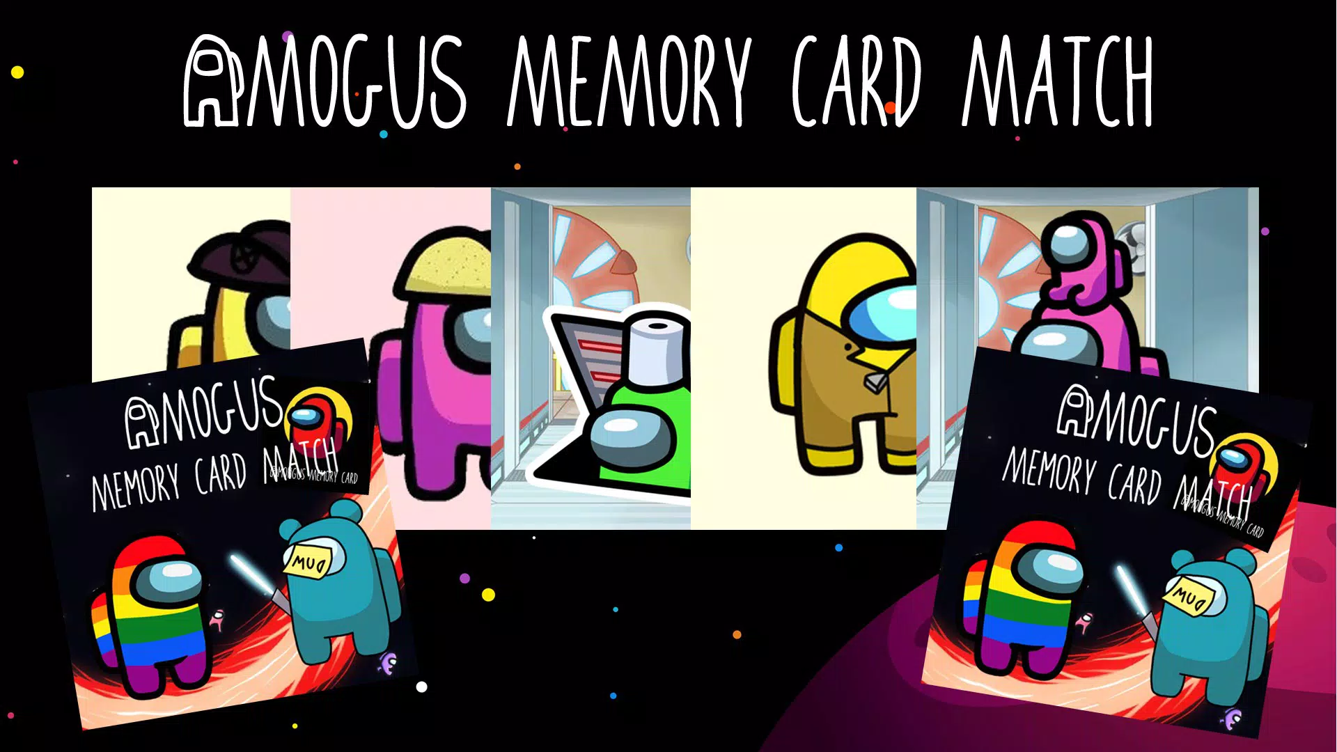 Amogus Memory Card Match