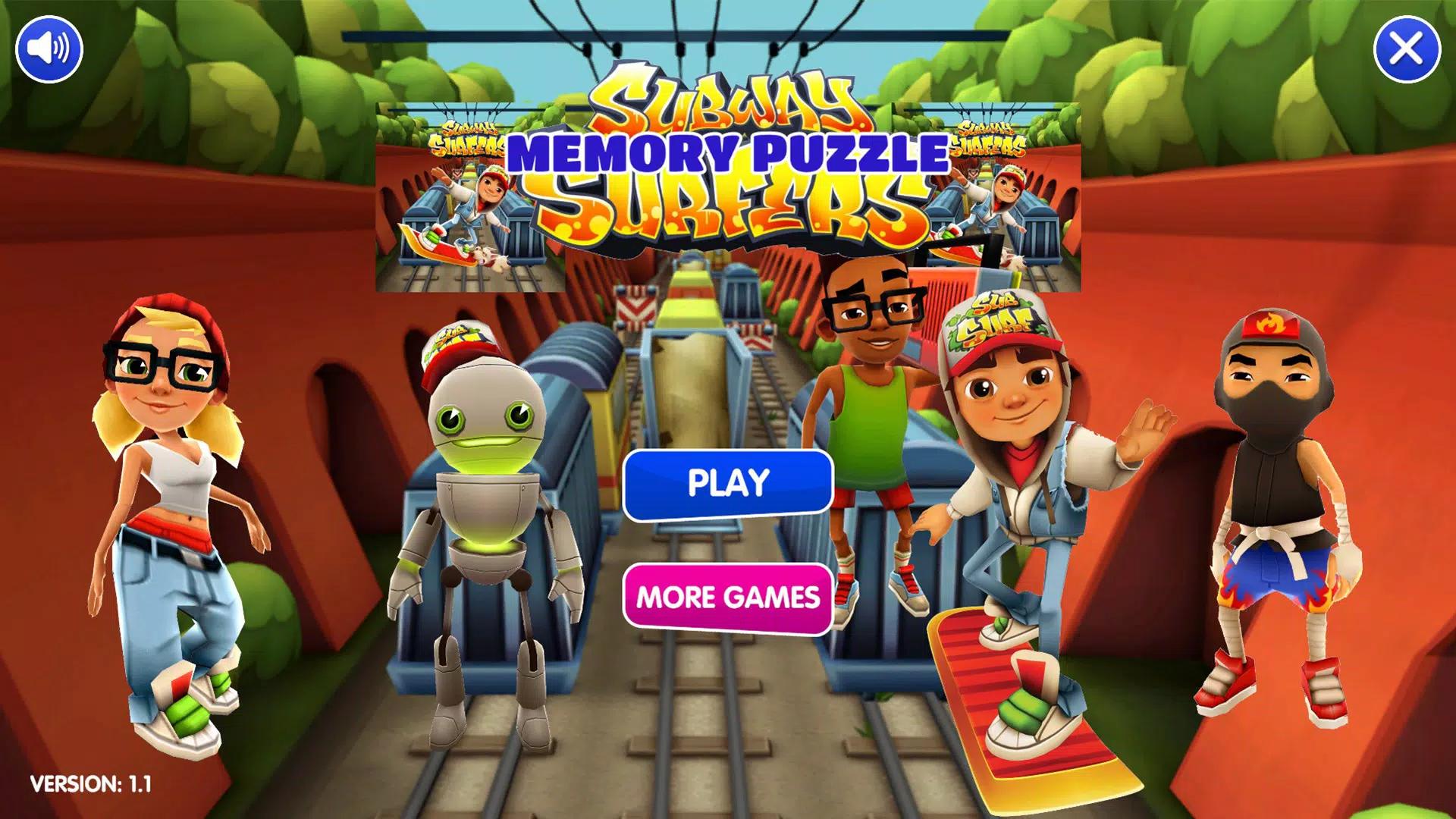 Subway Heroes Memory Puzzle