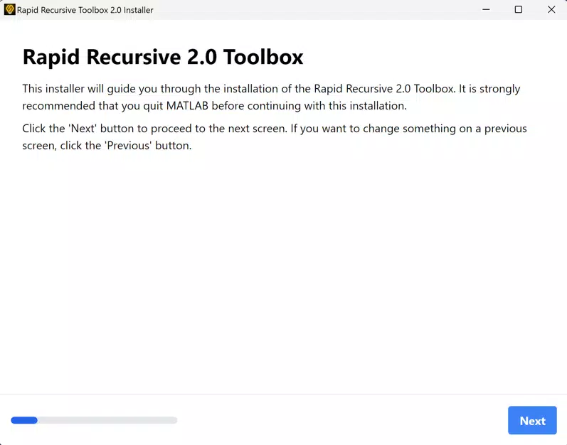 Rapid Recursive Toolbox