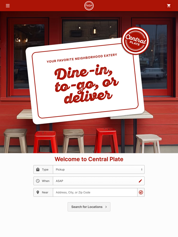 Central Plate poster