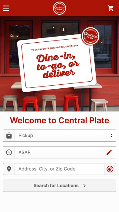 Central Plate poster