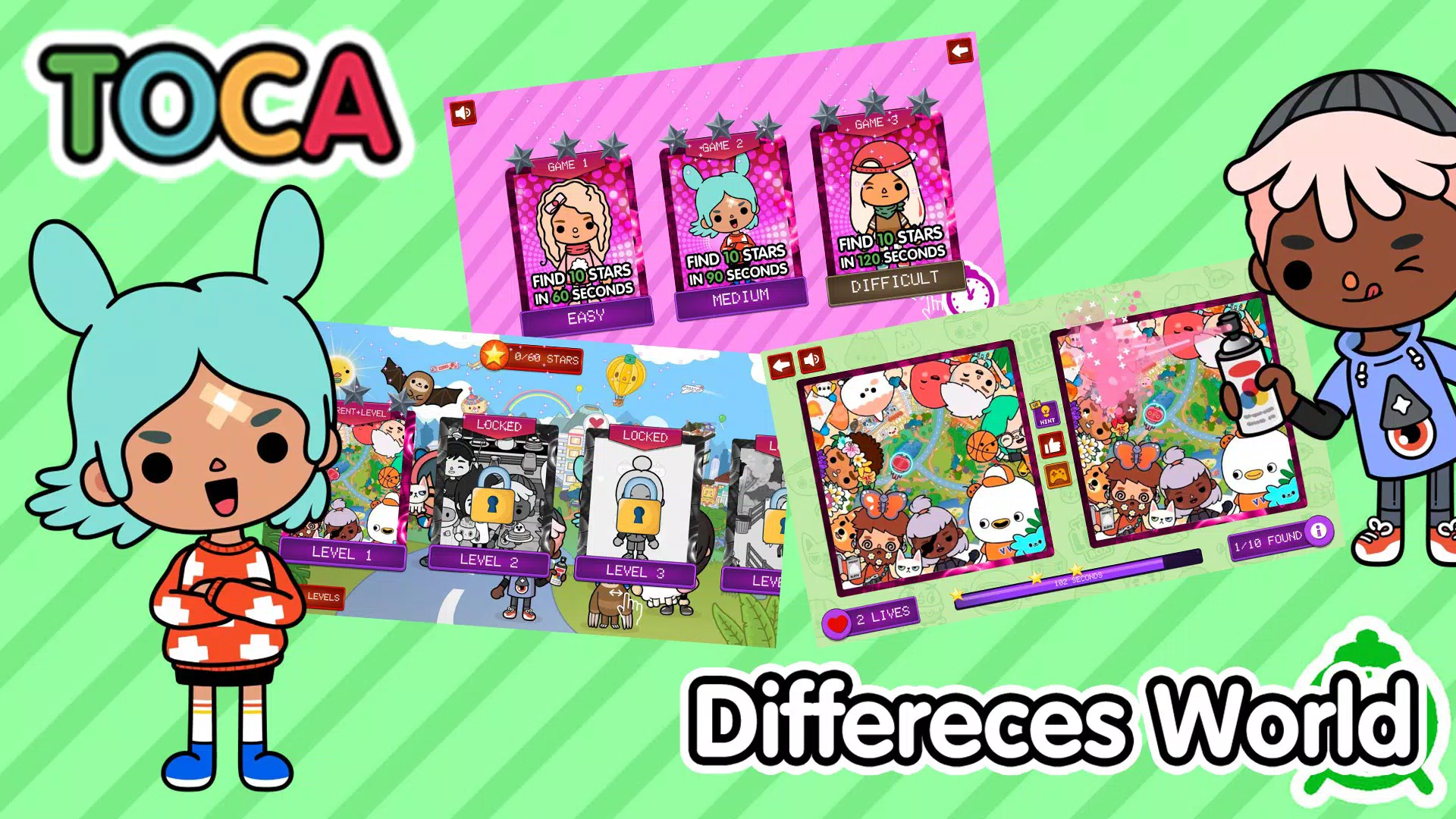 Toca Differences World