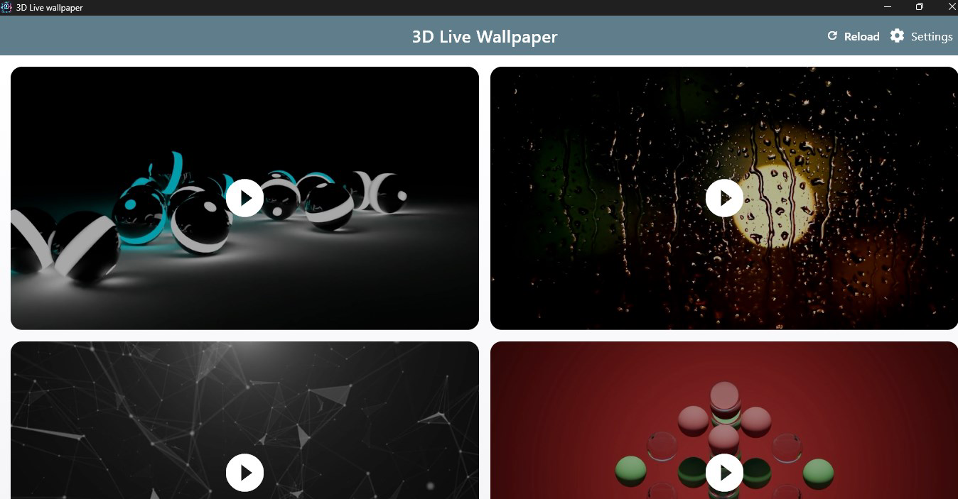 3D Live wallpaper +