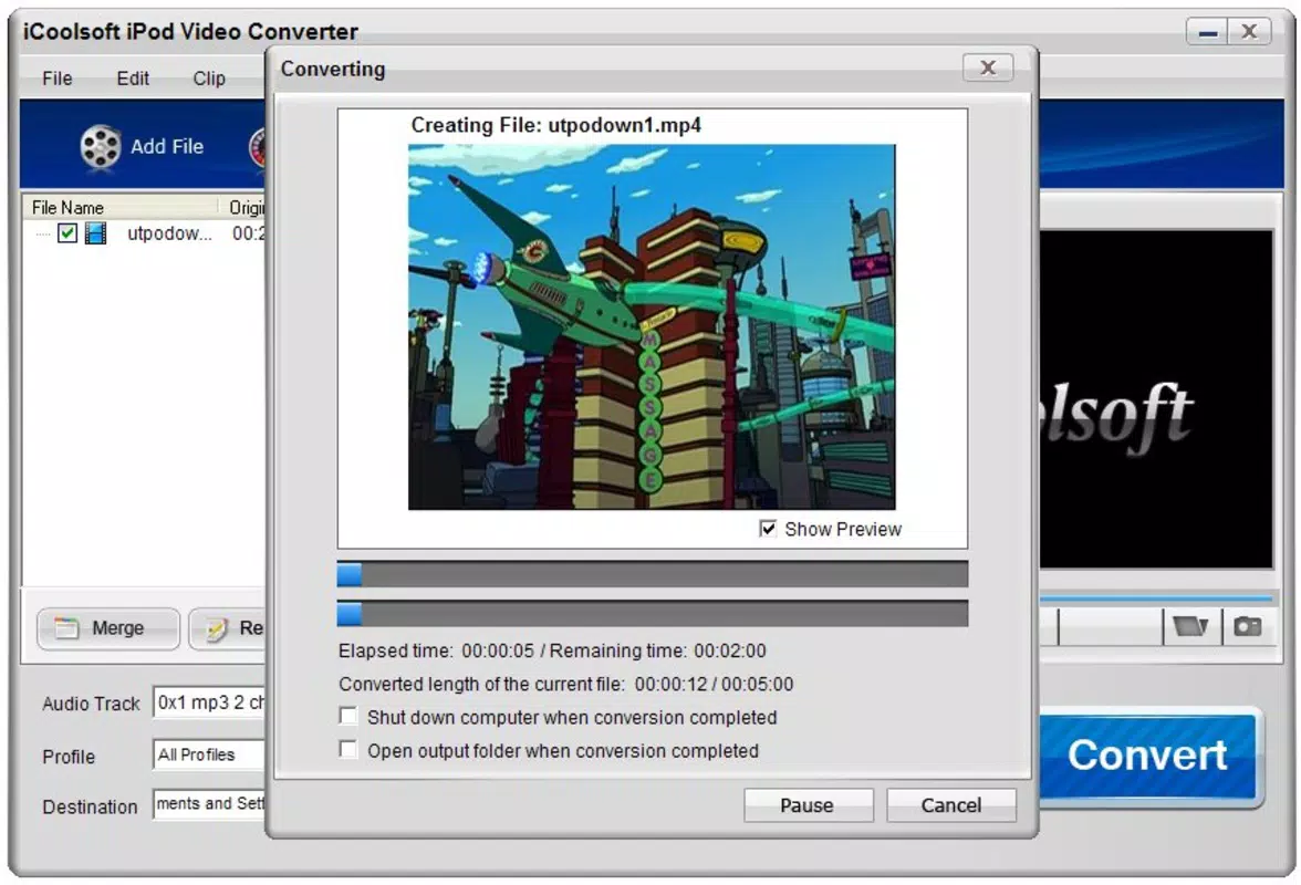 iCoolsoft iPod Video Converter