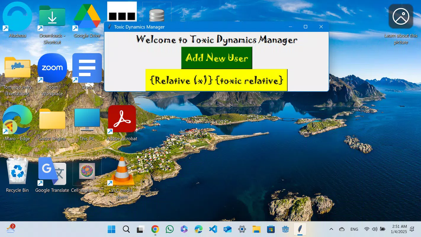 Toxic Dynamics Manager