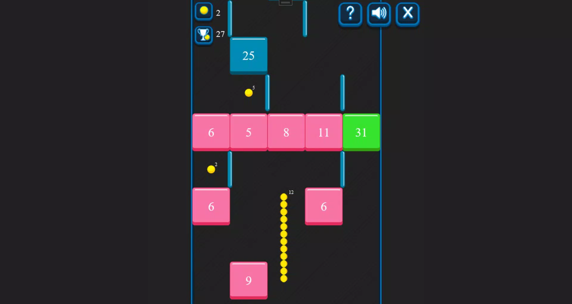 Serpent Ball: Numbers Greedy