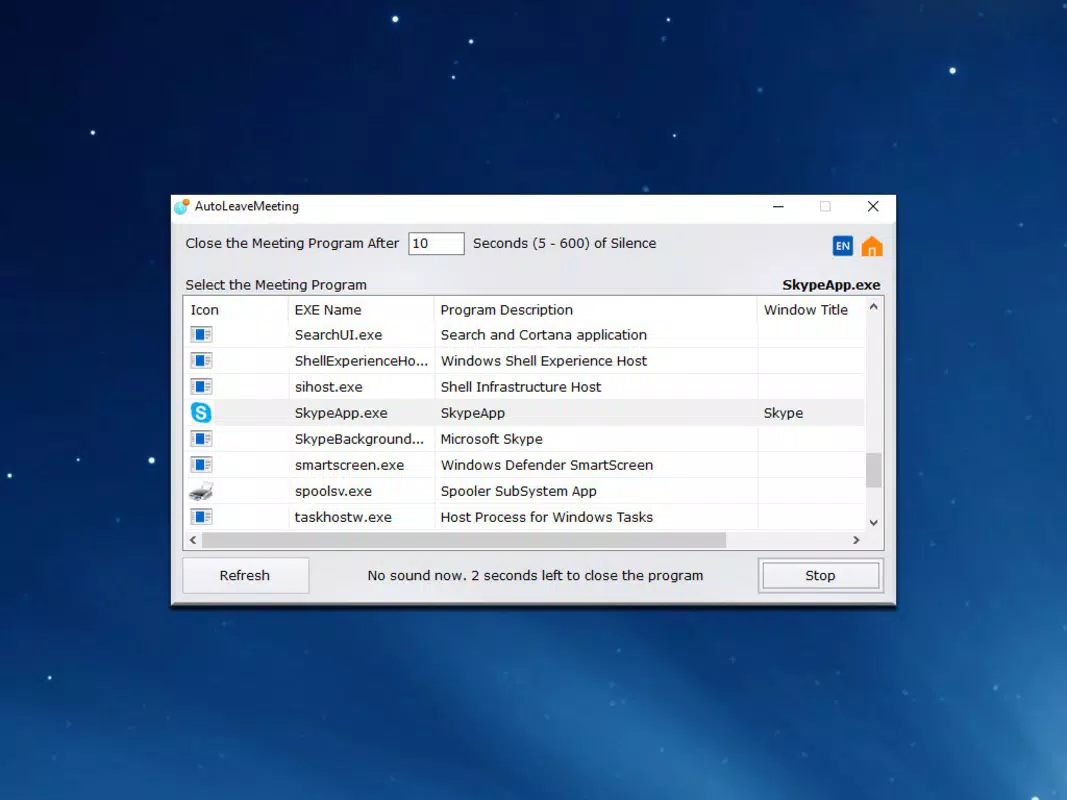 AutoLeaveMeeting