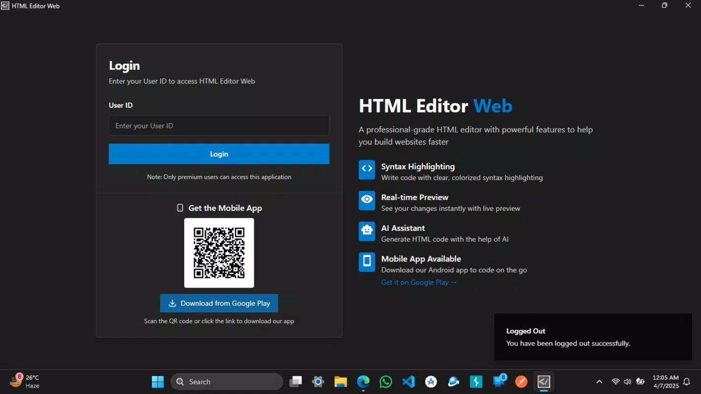 HTML Editor PRO - Ai Agent