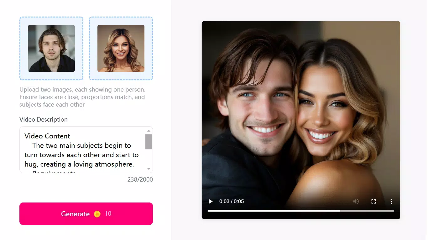 AI Hugging Video