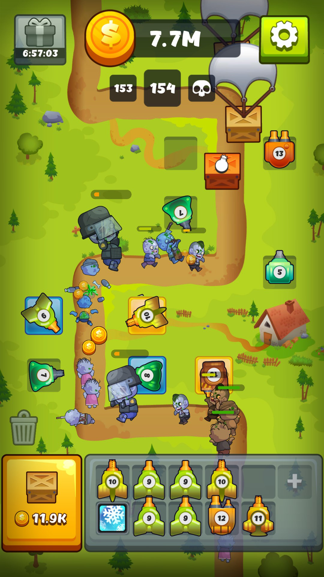 Tower Defense: Zombies