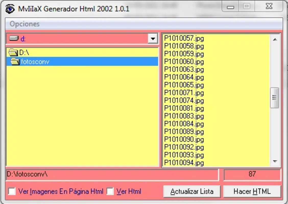 Generador HTML