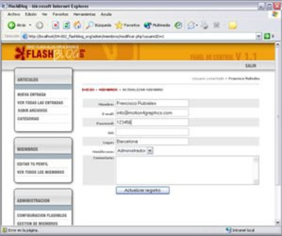 FlashBlog