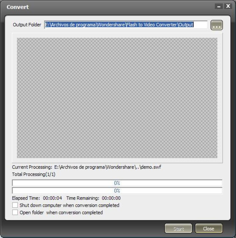 Flash to Video Converter