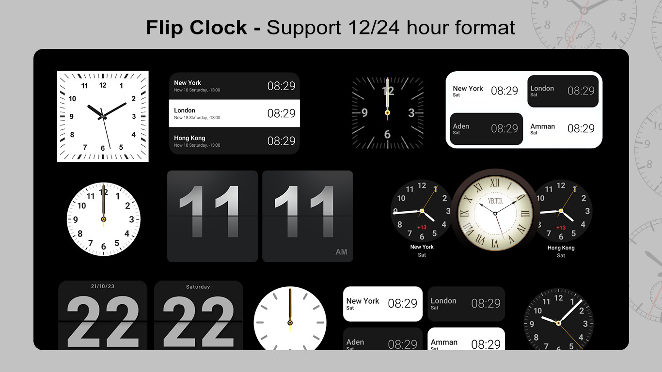 Flip Clock: Desktop Digital Clock