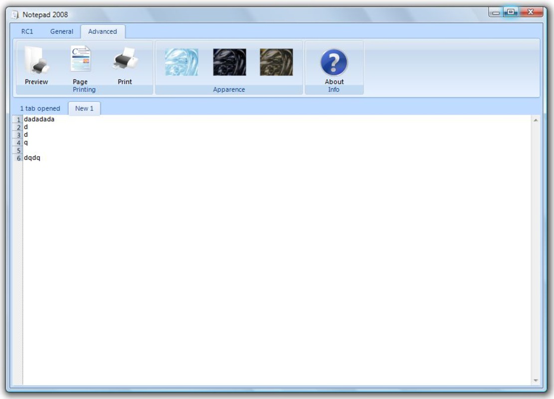 Notepad 2008