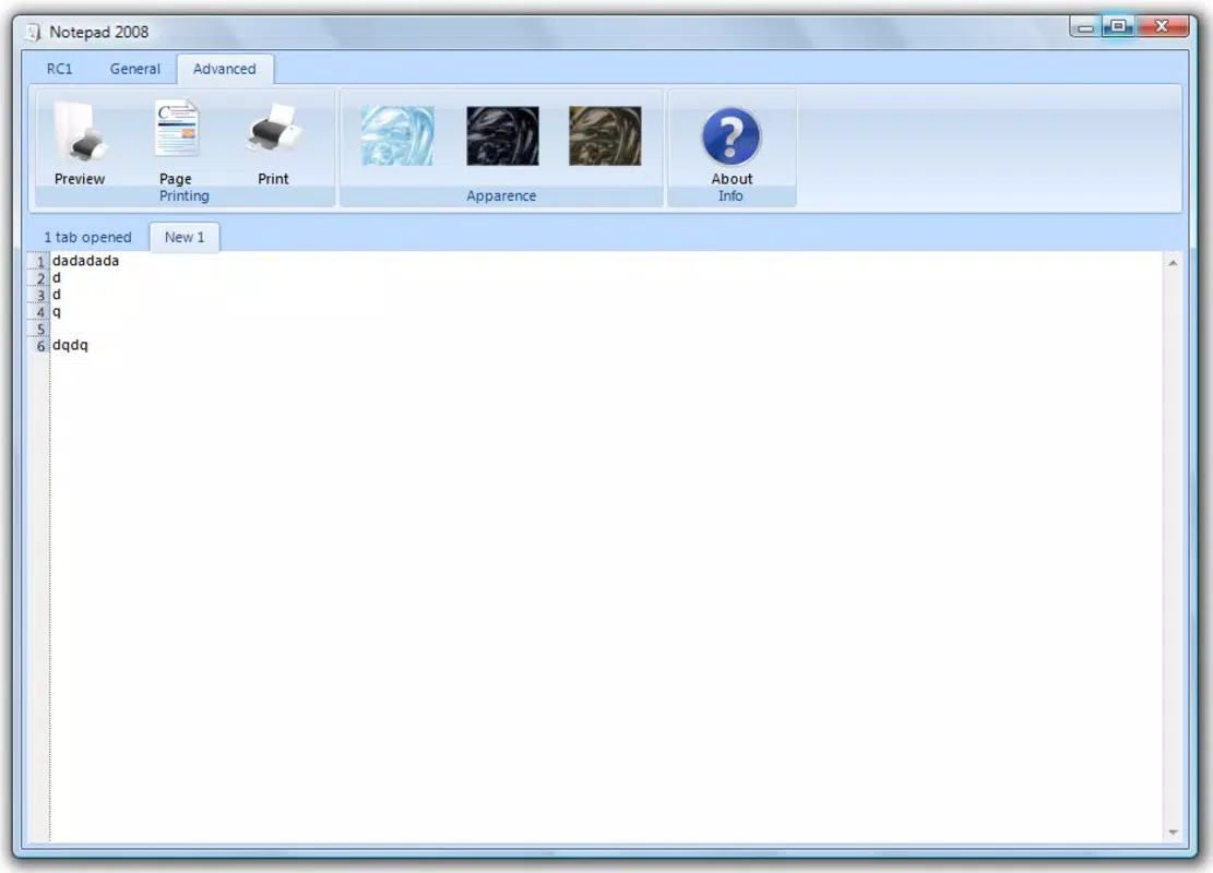 Notepad 2008