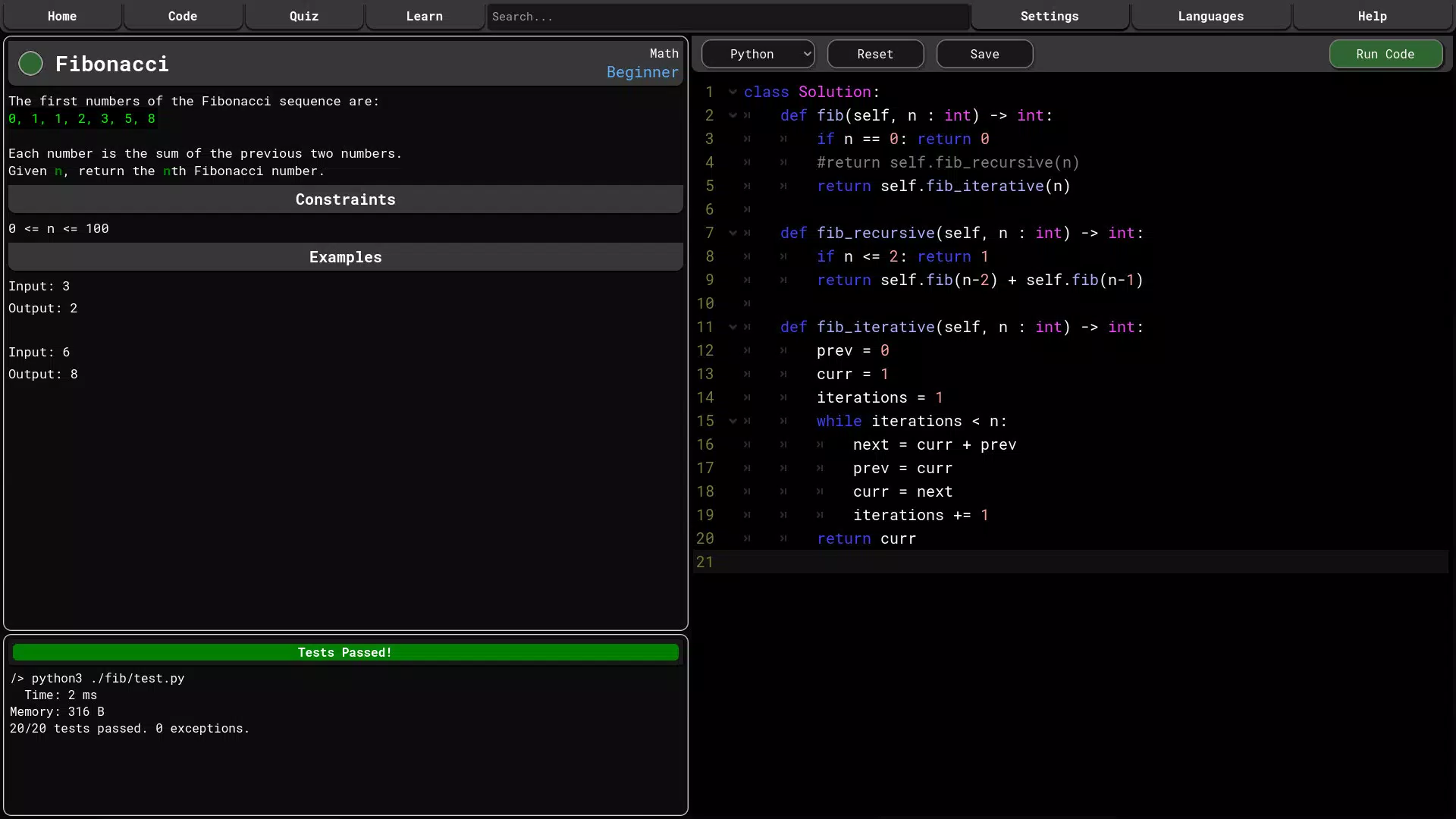 Main image for Code Trainer application