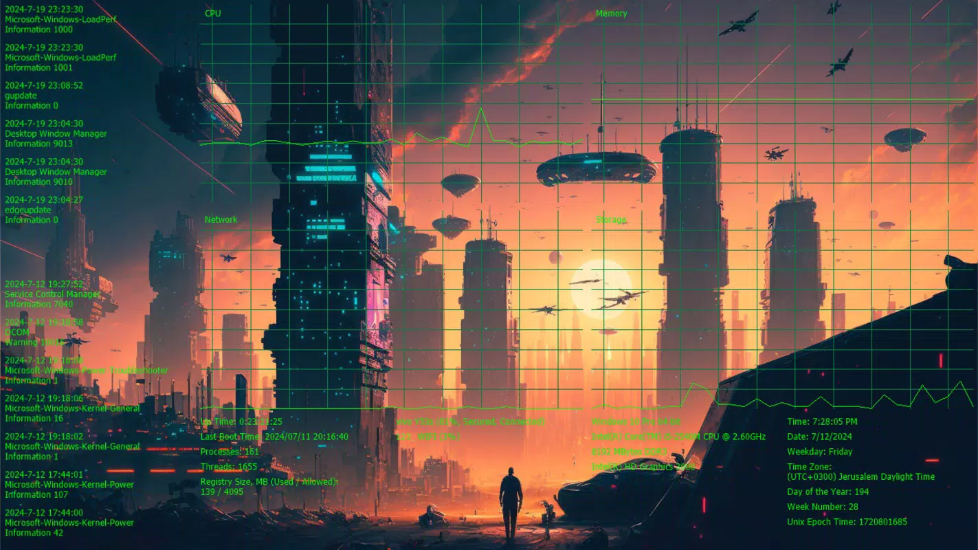 System Scanner Screensaver