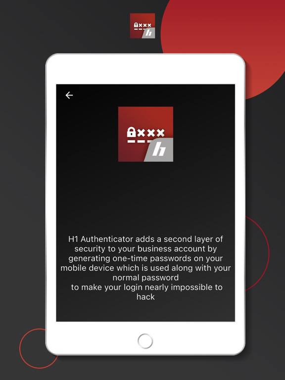 H1 Authenticator poster