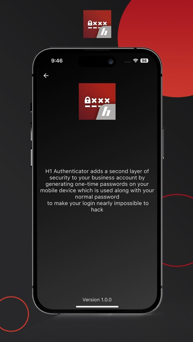 H1 Authenticator poster
