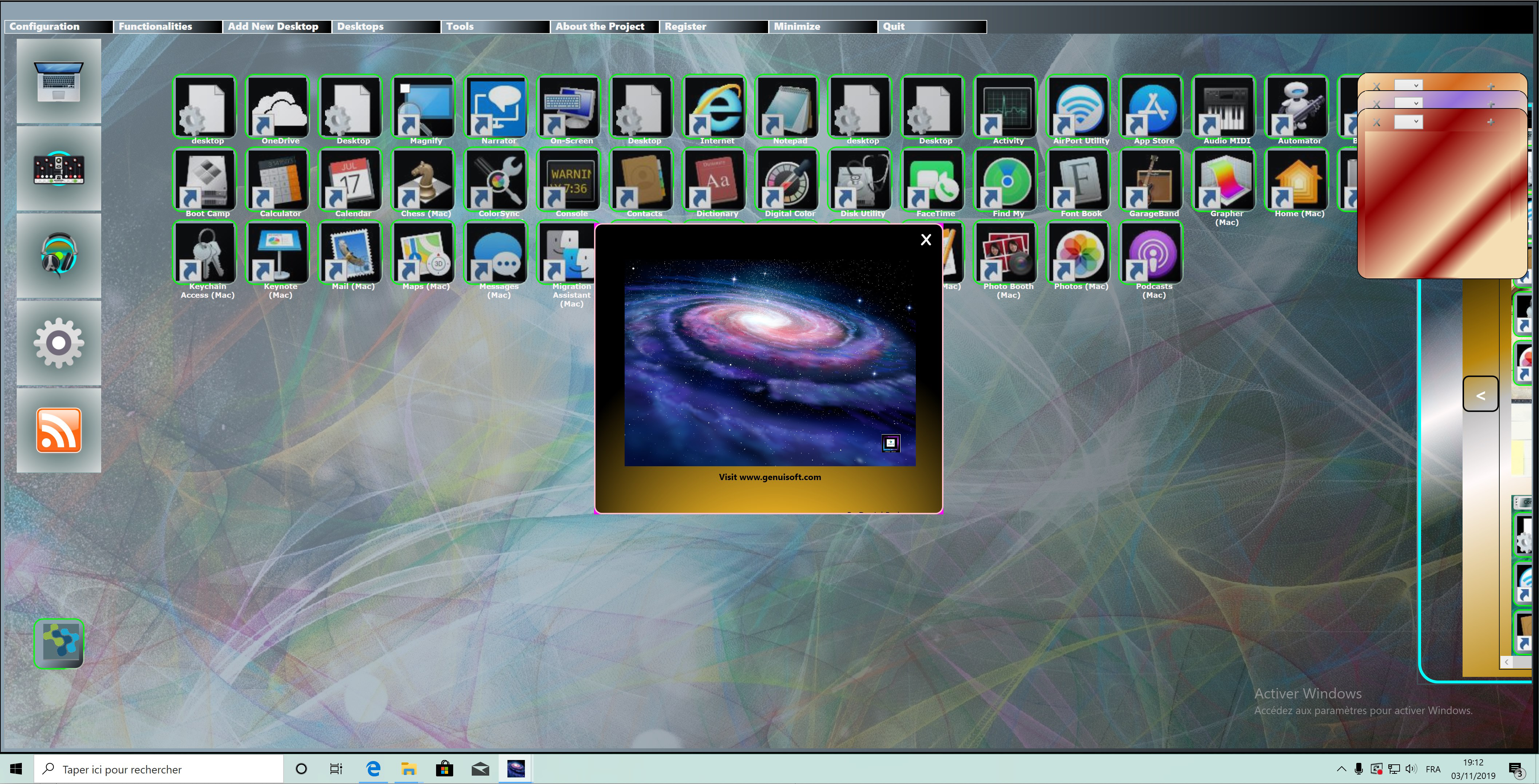 Zena 2 Desktop code Cassiopee