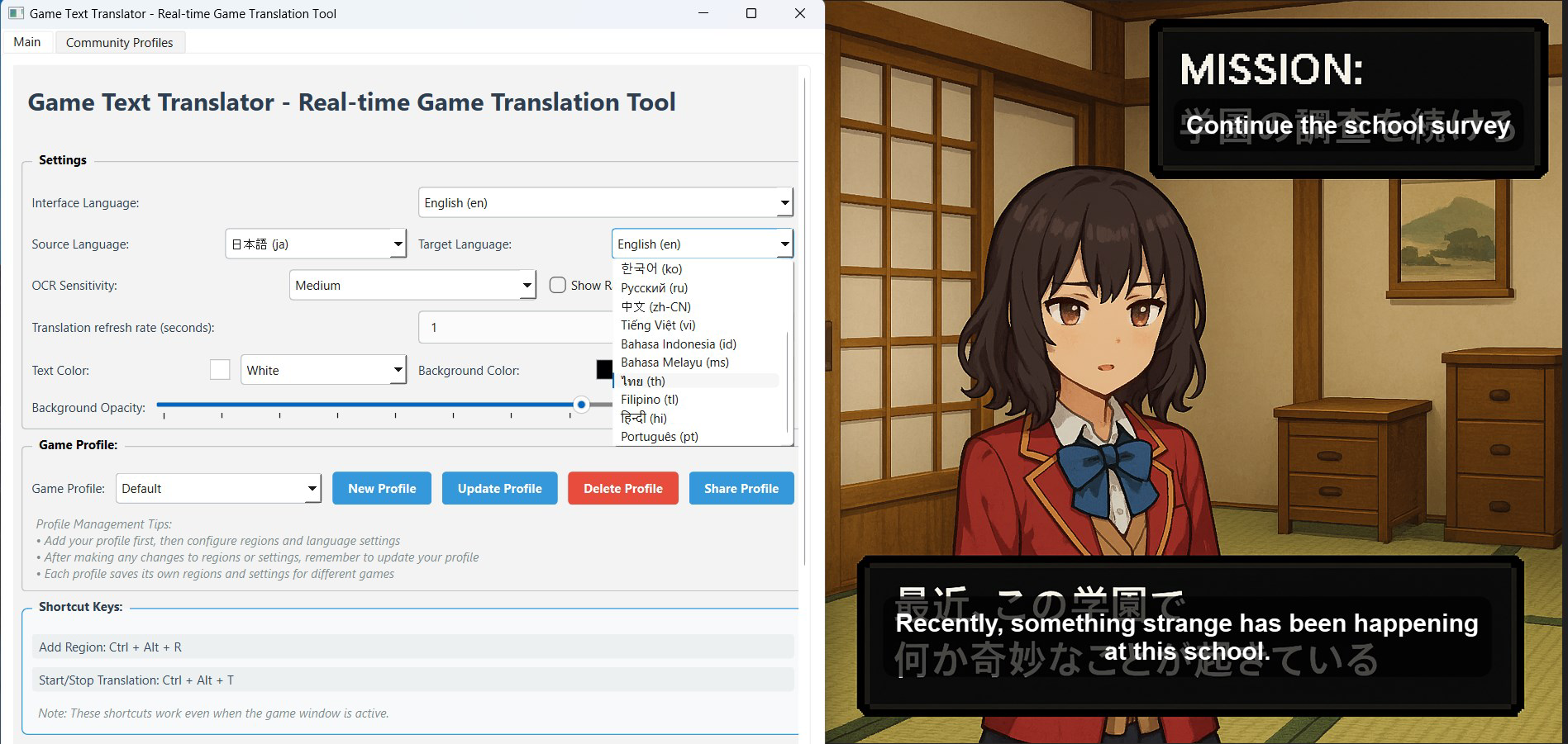 Game Text Translator for PC Windows Download