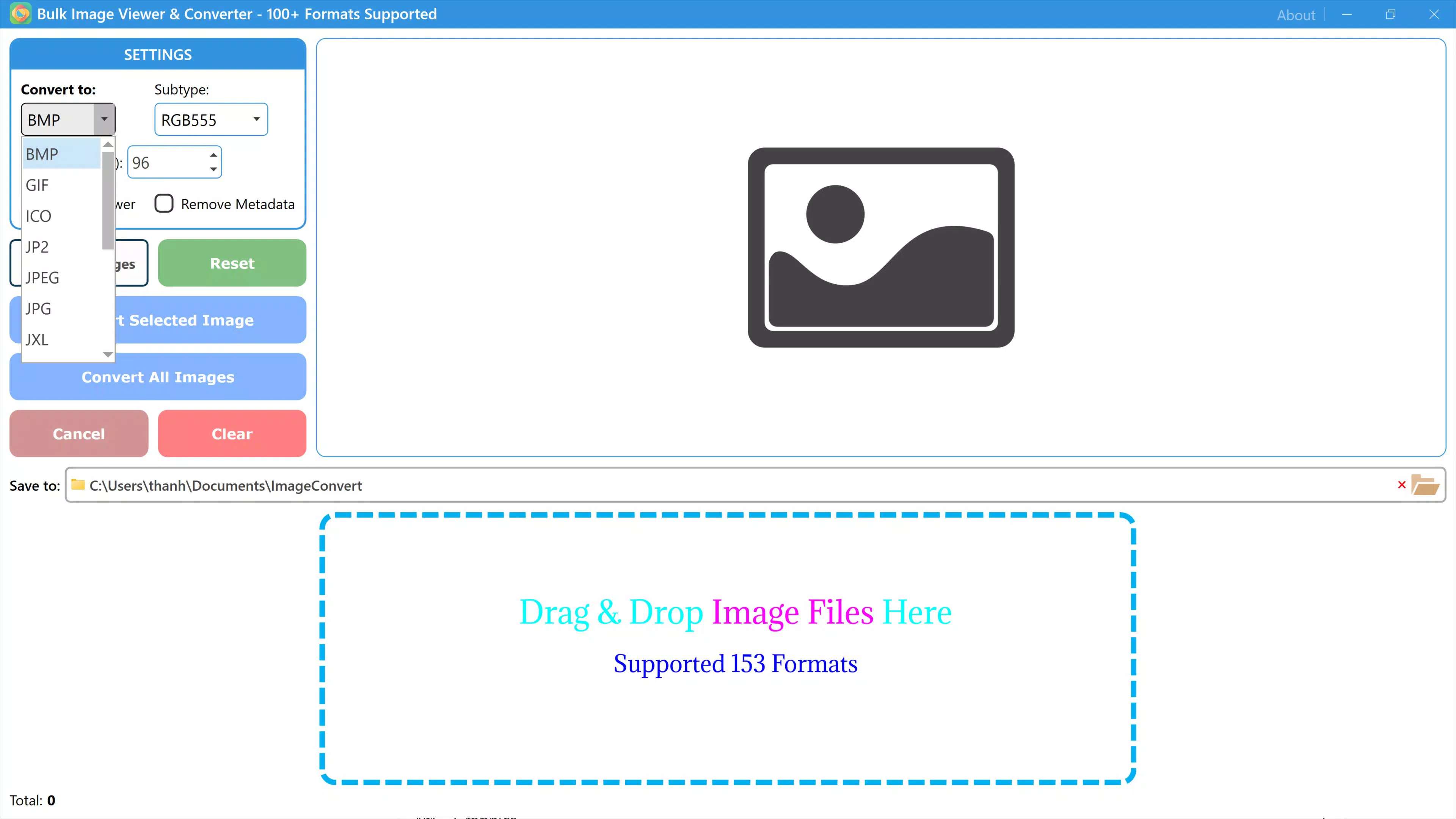 Bulk Image Viewer & Converter - 100+ Formats Supported
