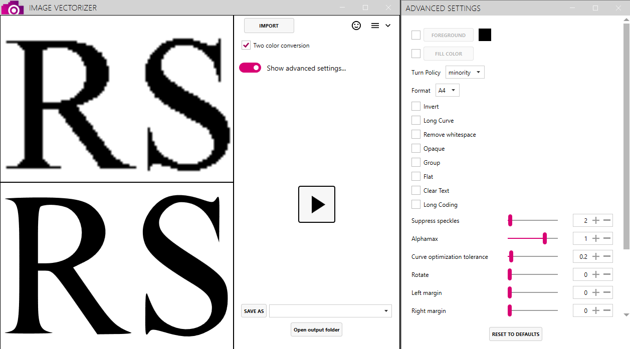 Text Vectorizer Image Vectorizer for PC Windows Download