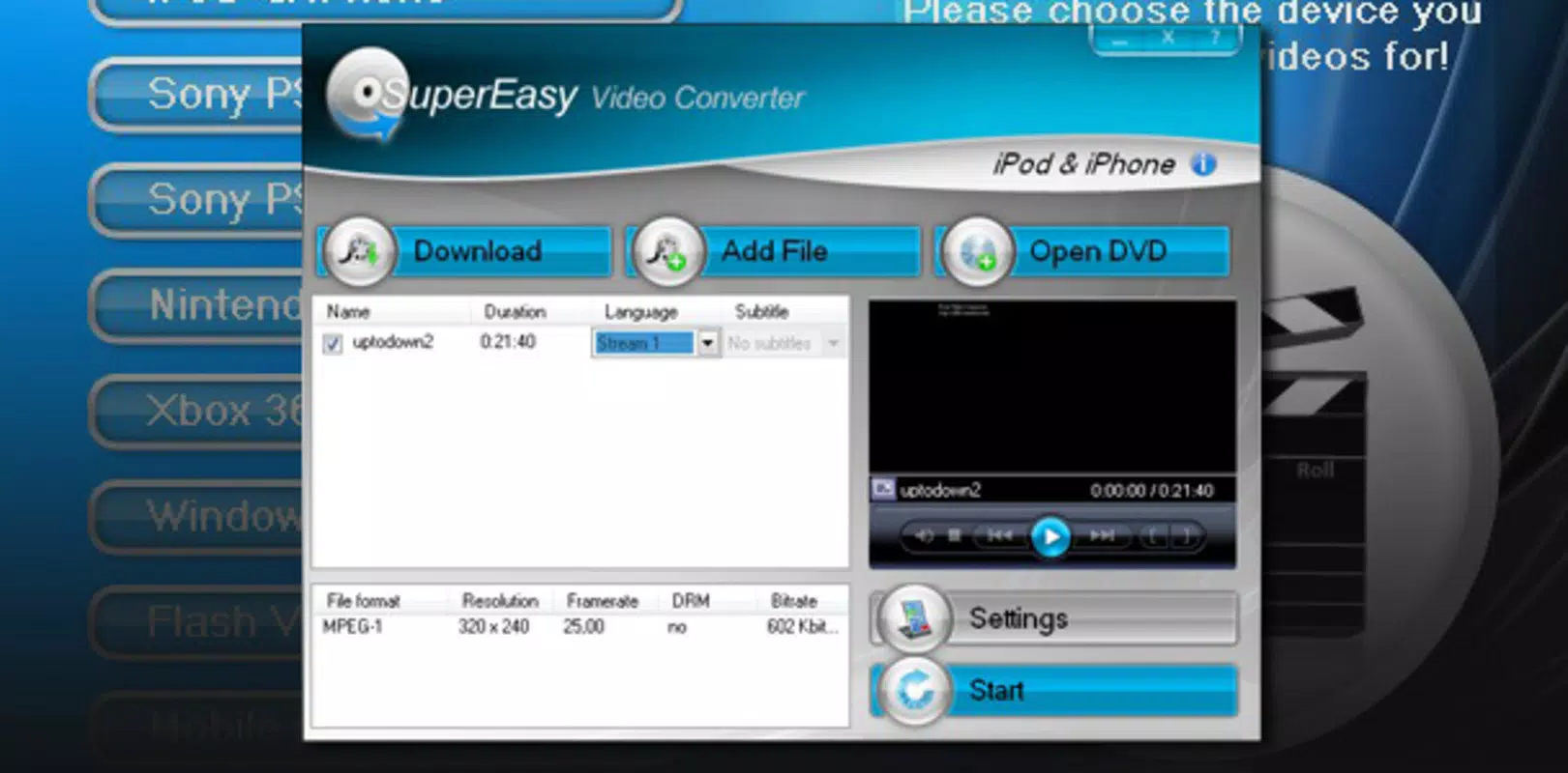 Supereasy Video Converter