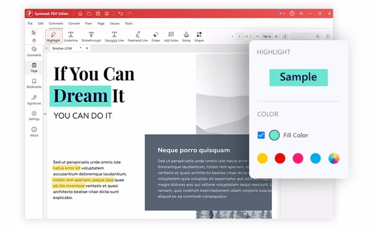 Systweak PDF Editor