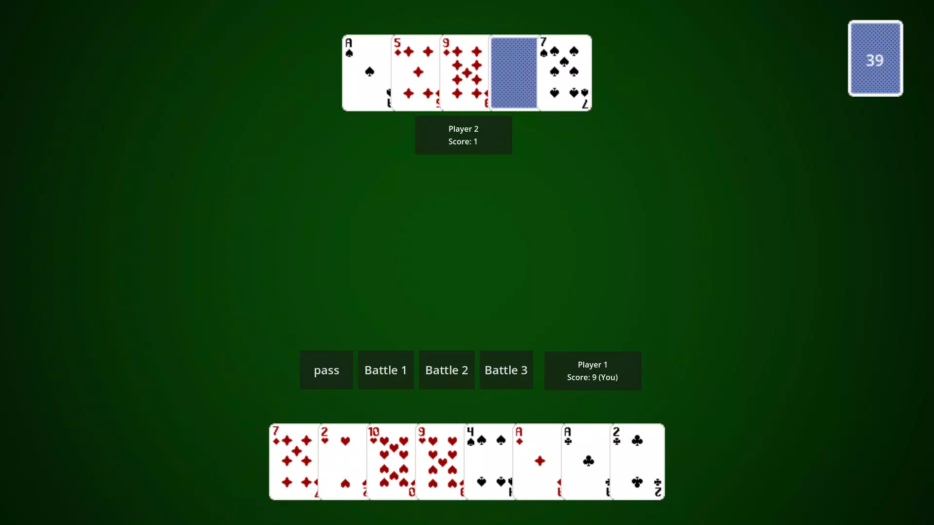 1！2！3！Battle Card！Demo