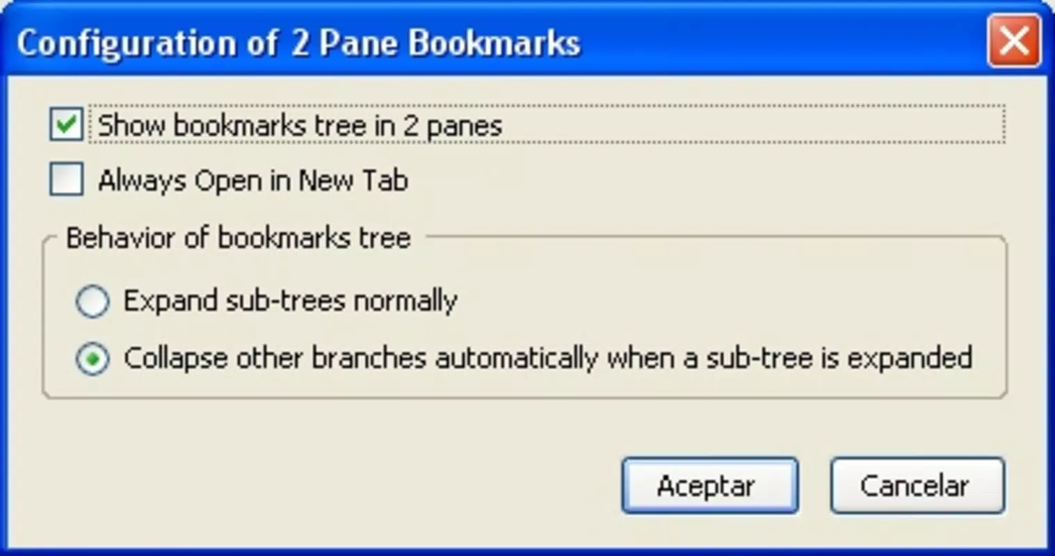 2 Pane Bookmarks