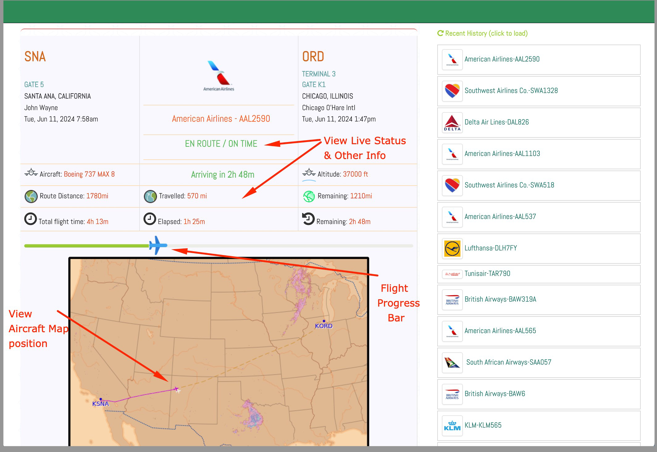 Flight Tracker +