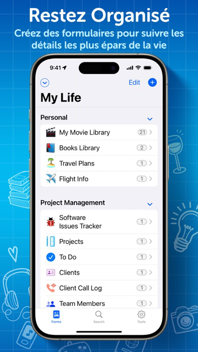 Tap Forms Database Pro Affiche