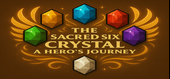 The Sacred Six Crystal: A Hero's Journey Logo