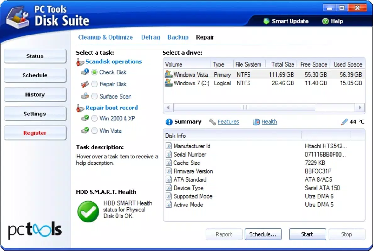 PC Tools Disk Suite