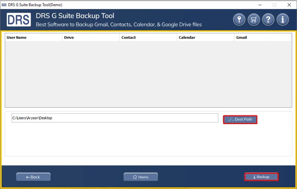 MigrateEmails Google Workspace Backup Tool