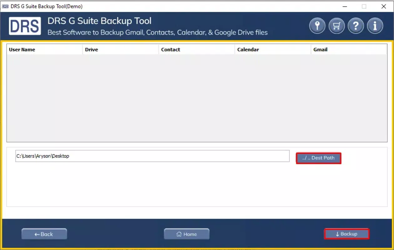 MigrateEmails Google Workspace Backup Tool