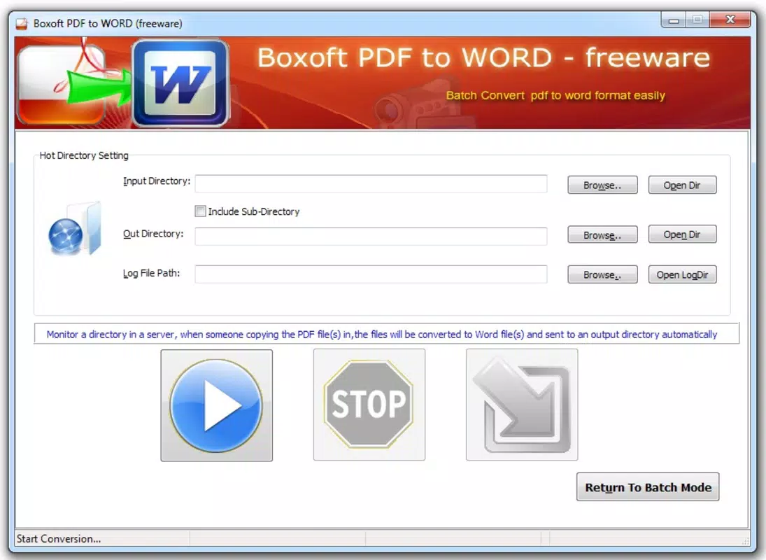Boxoft PDF to Word
