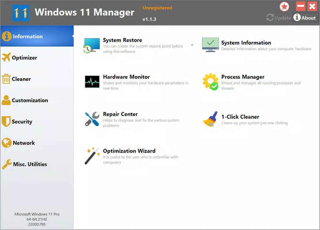 Windows 11 Manager