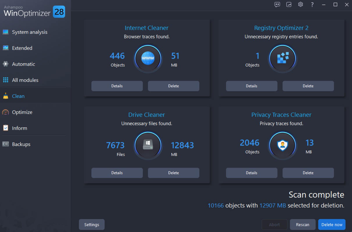 Ashampoo WinOptimizer