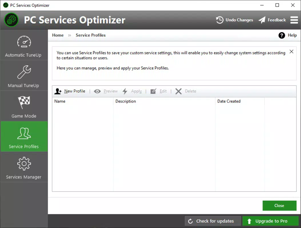 PC Services Optimizer