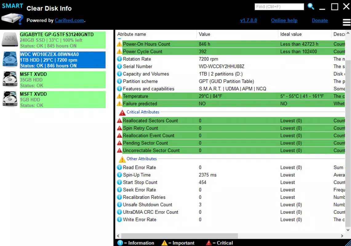 Clear Disk Info