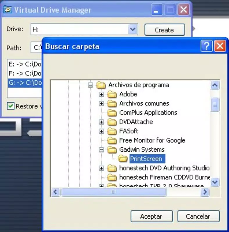 Virtual Drive Manager