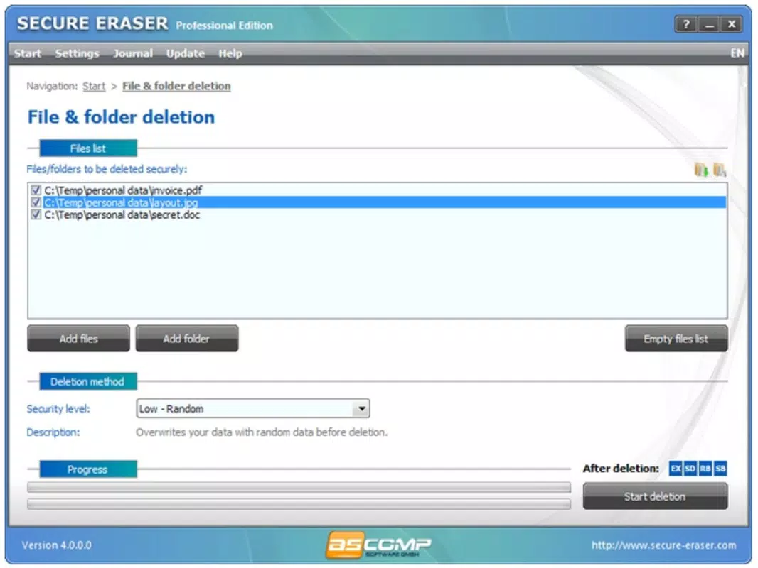 Secure Eraser