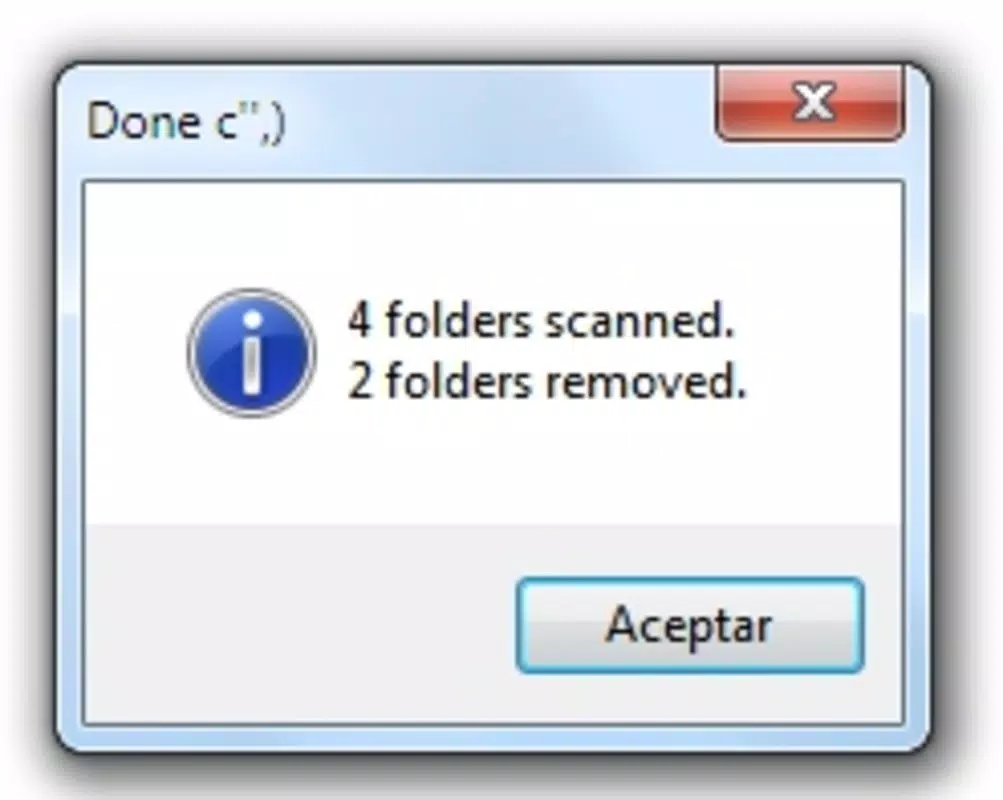 Folder Vanity Remover